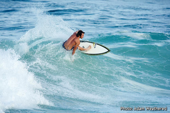 Noah Lane - Surfing at The Spit 28/12/09