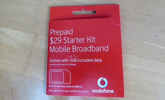 オーストラリア Vodafone