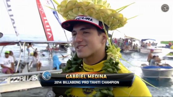 Gabriel Medina Win Billabong Pro Tahiti 2014