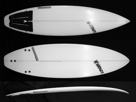 #std010 中古 Mt Woodgee Surfboards 6'4 STANDARD