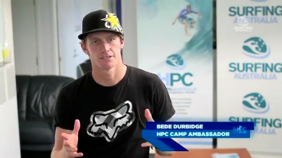 Bede Durbidge Surfing Australia High Performance Centre