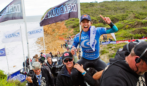 Rip Curl Women's Pro sally rings the Bell!
